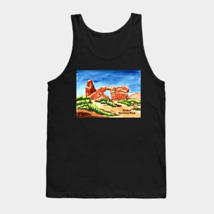 Arches National Park Urban Sketch Tank Top